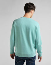 LEE WOBBLY LEE SWS MĘSKA BLUZA KLASYCZNA MINT BLUE L81MSPUD 112145601